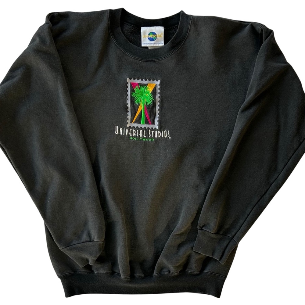 Vintage  ‘90s Cotton Blend Universal Studios Hollywood Souvenir Sweatshirt